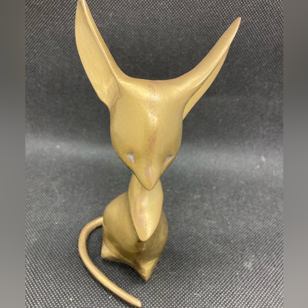 Vintage brass mouse